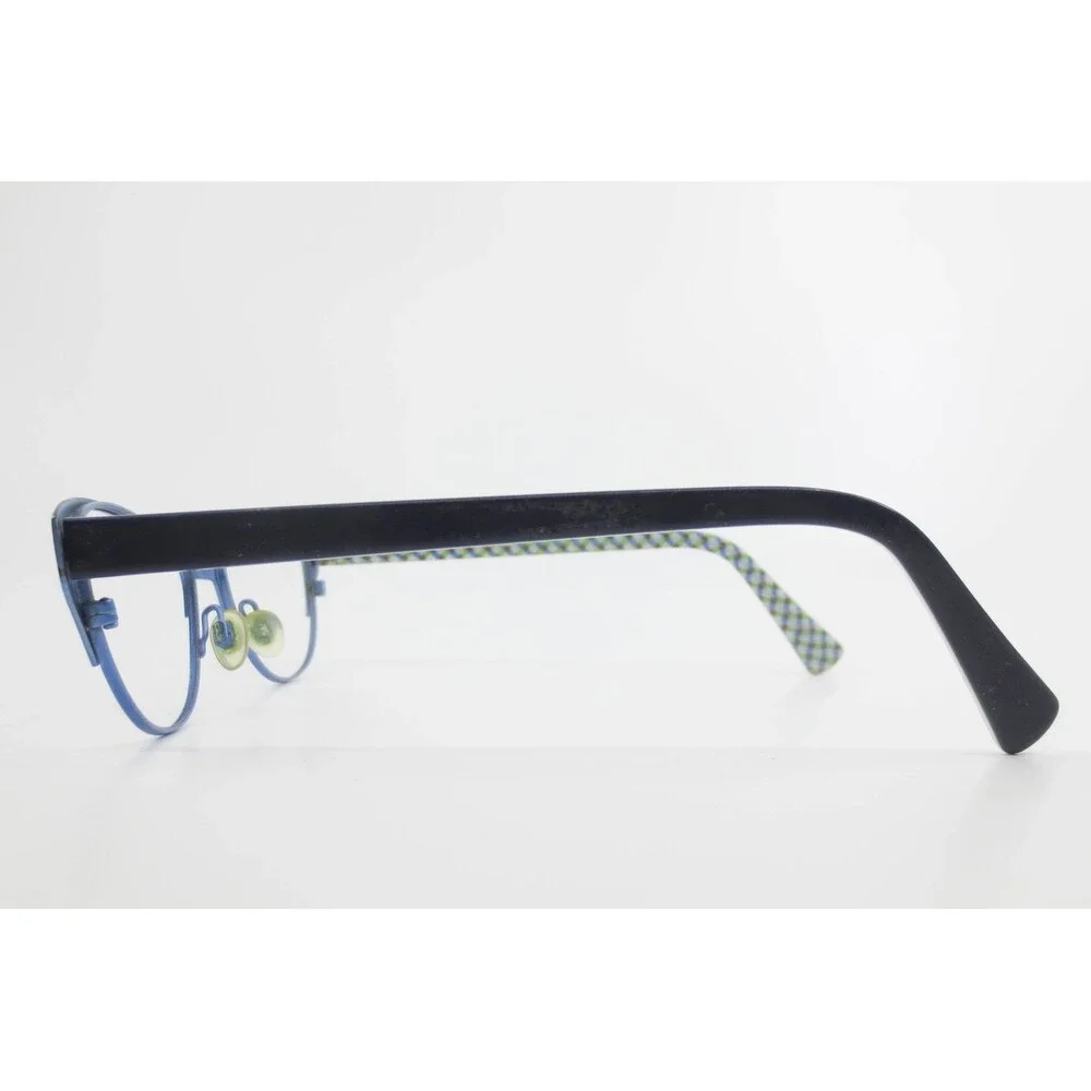 Lafont Issy & La Irma 374 Blue Cat Eye Eyeglasses Frames 51-17-140 France
